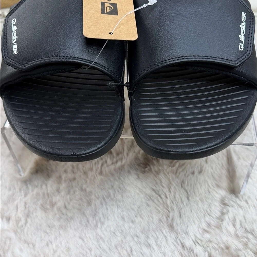 Quiksilver |  Black Coast Adjust Sandal, Size 9 NWT